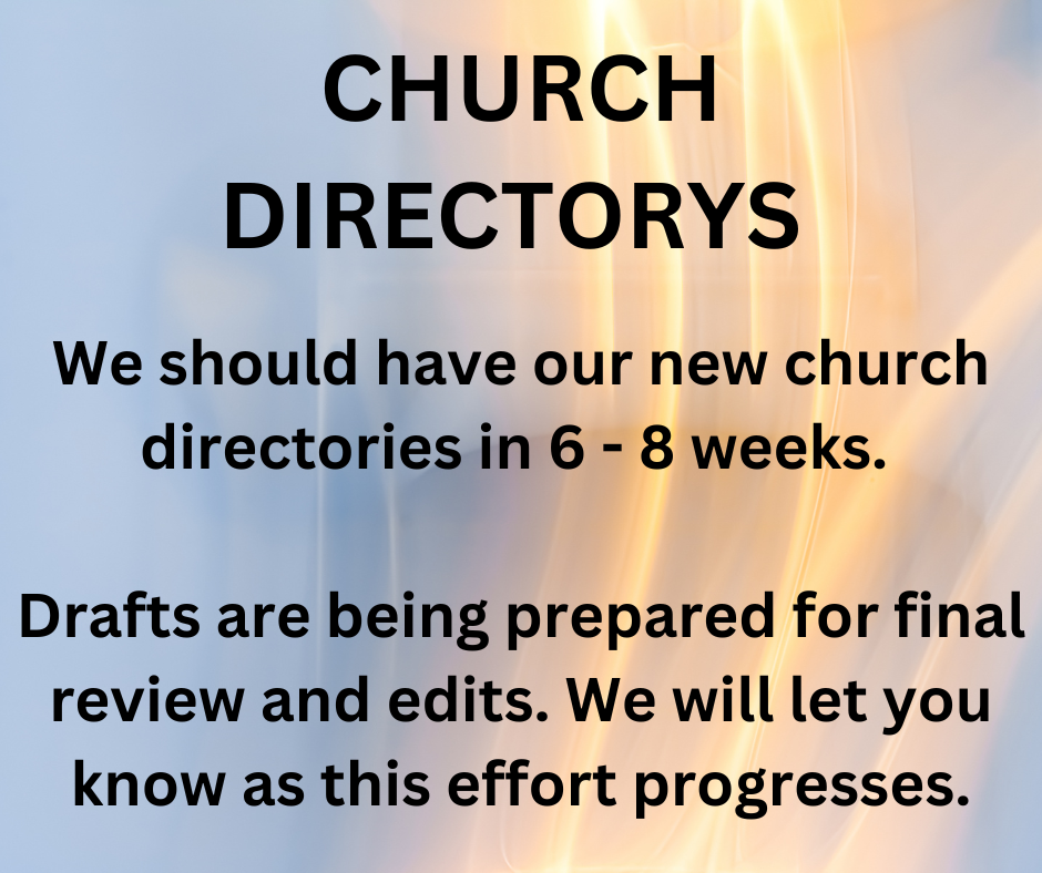 CHURCH DIRECTORYS (2)